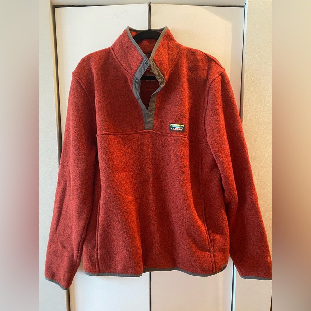 L.L. Bean Burnt Orange Pullover